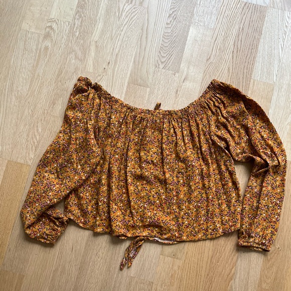 Mason & Bell Yellow Floral Off-Shoulder Blouse - Size Small *New Condition* - Picture 4 of 4